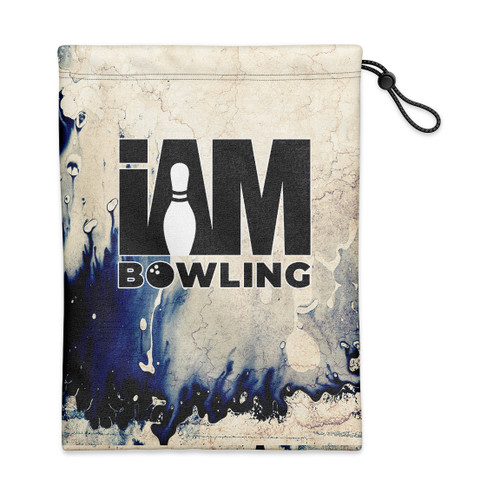Blue Grain Granite Shoe Bag
