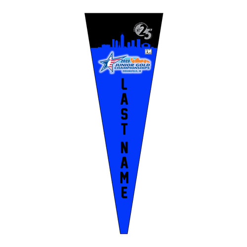 Jr Gold 2023 Official DS Bowling Pennant - JG093