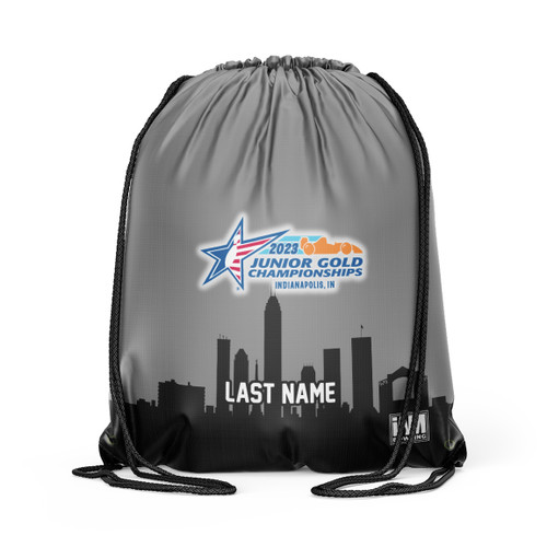 Jr Gold 2023 Official DS Bowling Drawstring Backpack - JG095