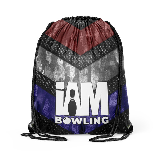 I AM Bowling DS Bowling Drawstring Backpack - 2174-IAB-DB