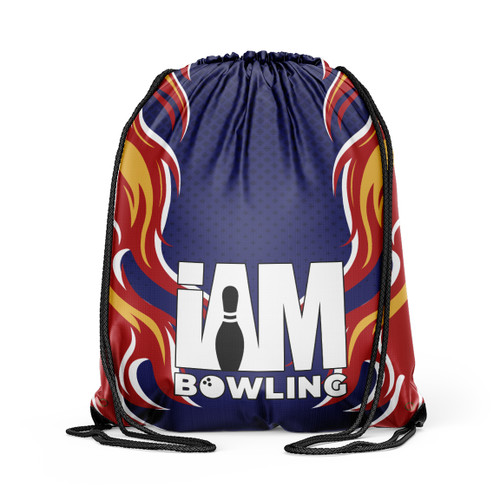 I AM Bowling DS Bowling Drawstring Backpack - 2176-IAB-DB