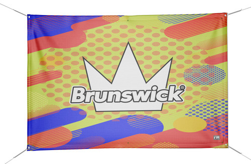 Brunswick DS Bowling Banner - 2202-BR-BN