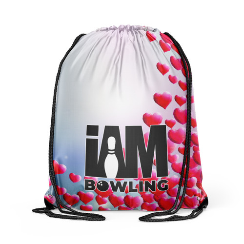 Crystal Hearts Drawstring Backpack

