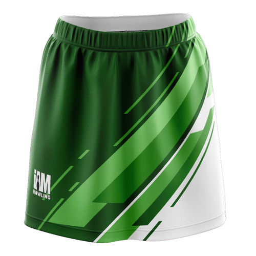 Green Stripe Flair Skirt
