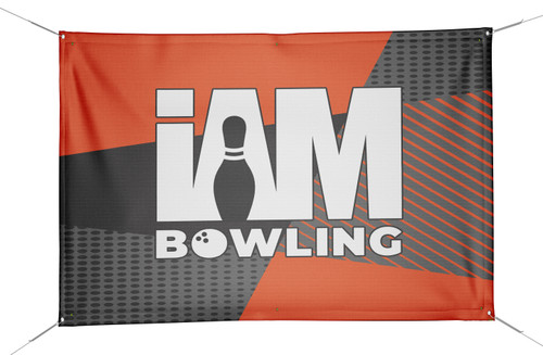 Gray & Orange Mosaic Banner