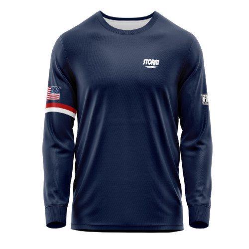 2024 Storm USA Collection DS Bowling Jersey - Design SUSAC-17 - Long Sleeve Crew Neck