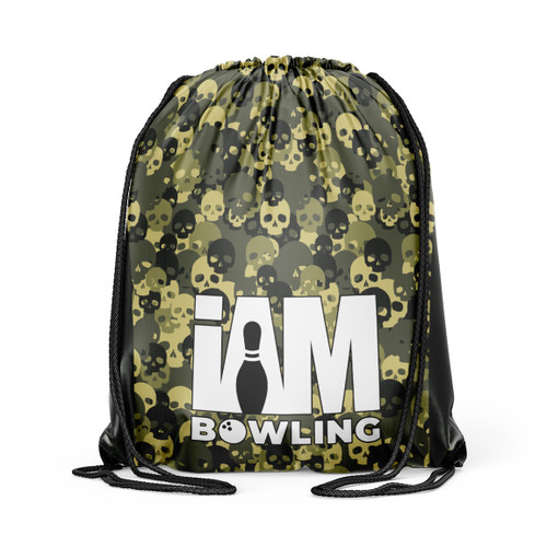 Camo Skulls Drawstring Backpack
