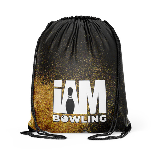 Golden Stardust Drawstring Backpack
