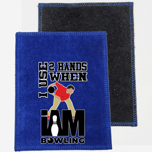 I AM Bowling - I Use 2 Hands - Shammy - 4 colors - 00KP