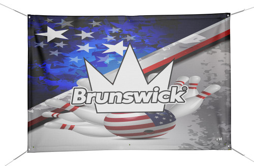 Brunswick DS Bowling Banner - 2253-BR-BN