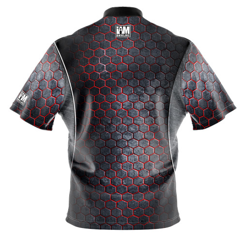 Signature Steel Red Hex Bowling Jersey