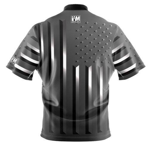Signature Silver American Flag Bowling Jersey
