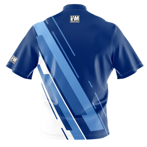 Express Blue Stripe Flair Bowling Jersey
