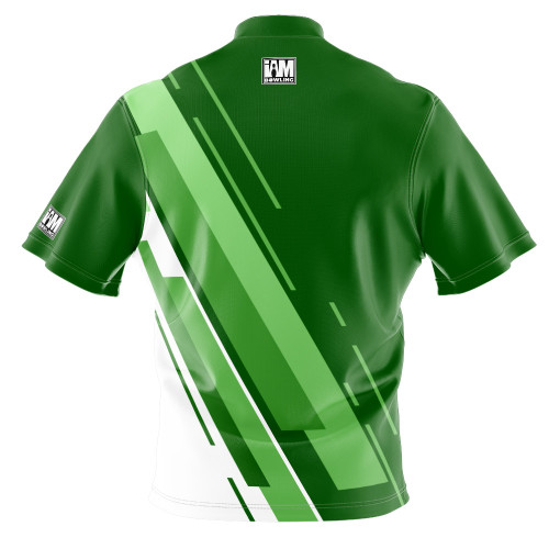 Express Green Stripe Flair Bowling Jersey