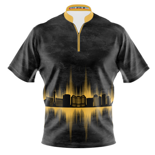 Build Your Own - Gold Las Vegas Skyline Bowling Jersey