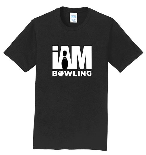 I AM Bowling - White Logo - Tees