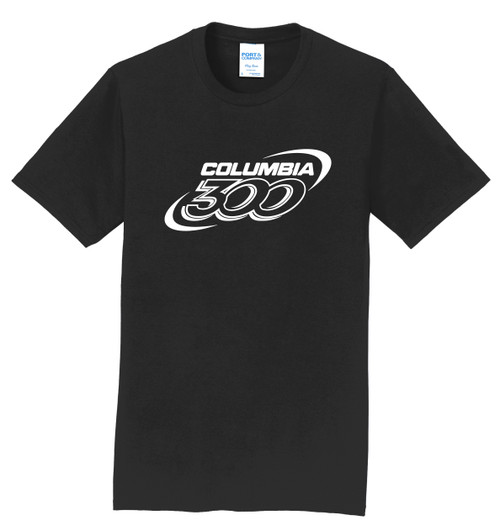 White Columbia 300 Logo Tee
