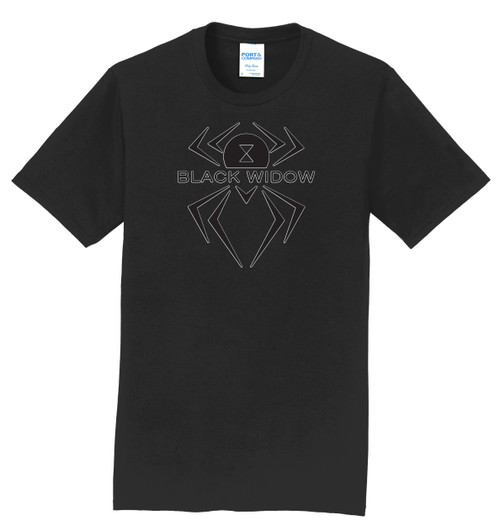 Black Hammer Black Widow Logo Tee