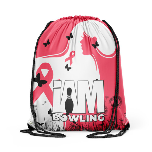 Butterfly Ribbon Fields Drawstring Backpack

