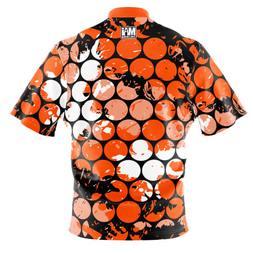 Build Your Own Orange Bubblegrid Bowling Jersey