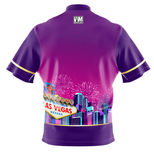Build Your Own Purple Gradient Vegas Bowling Jersey