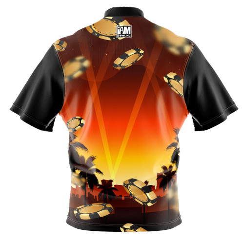 Build Your Own Sunset Poker Chips Bowling Jersey
