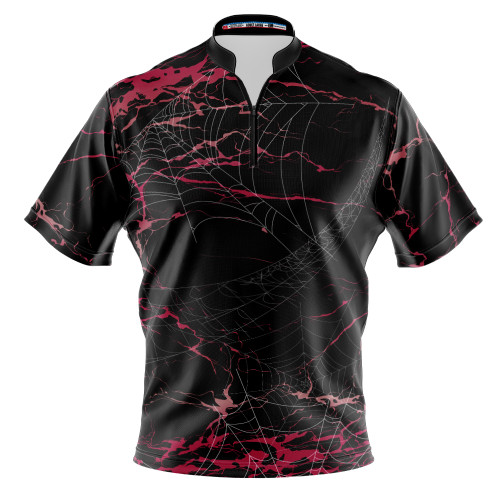Build Your Own Pink Spider Web Bowling Jersey