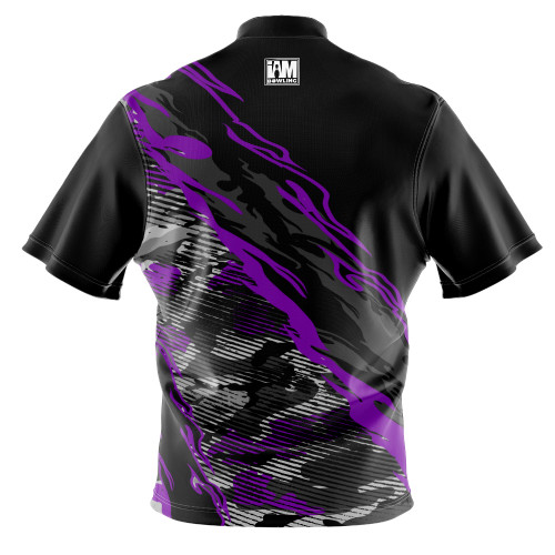 Build Your Own Violet Camouflage Bowling Jersey
