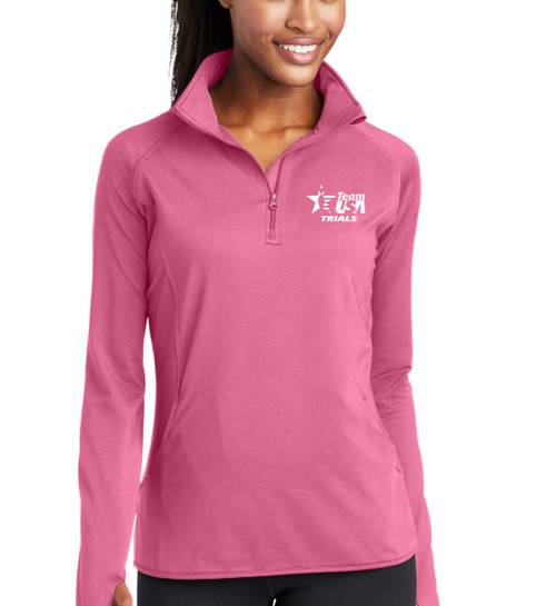 Team USA Trials Women's Stretch 1/2-Zip Pullover Jacket