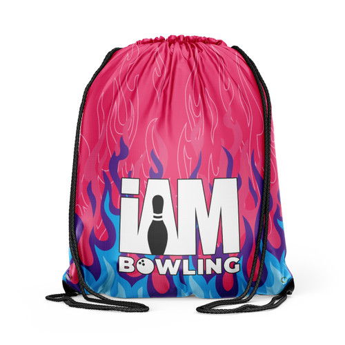 Neon Blaze Drawstring Backpack
