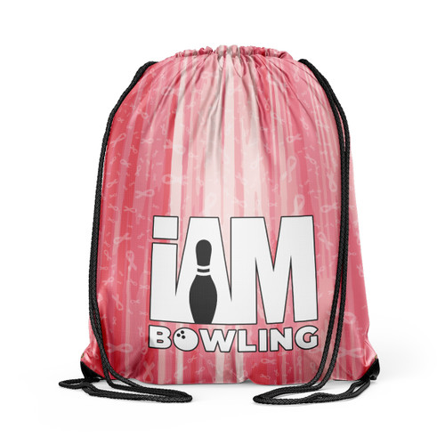 Pink Power Drawstring Backpack
