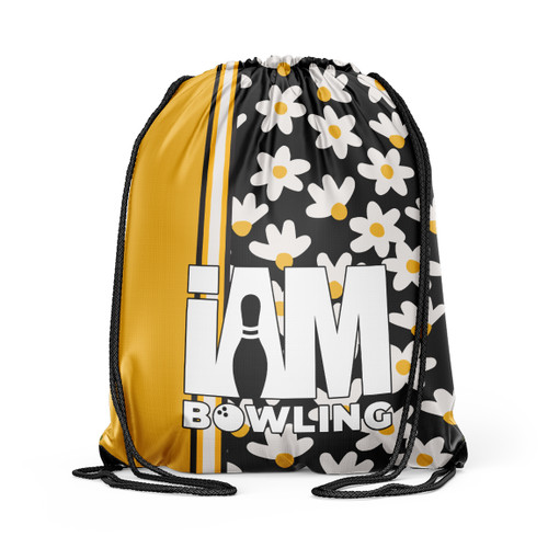 Retro Daisy Drawstring Backpack
