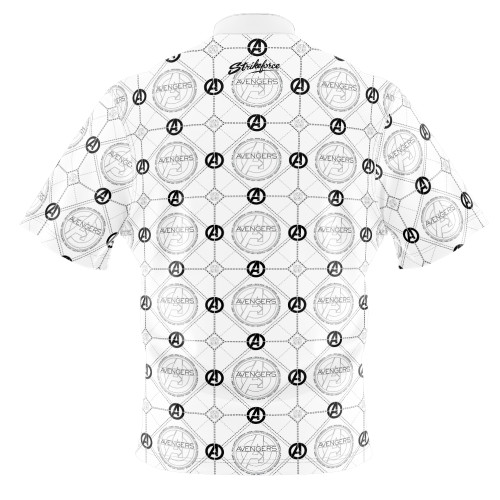 Express Marvel Avengers Logo Repeating Bowling Jersey