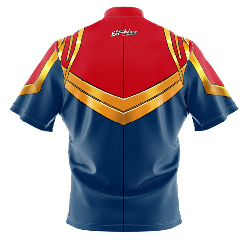 Express Marvel Captain Marvel Costume Bowling Jersey