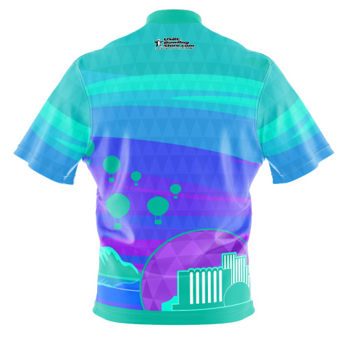 2026 USBC Open Championship Aqua Horizon Bowling Jersey