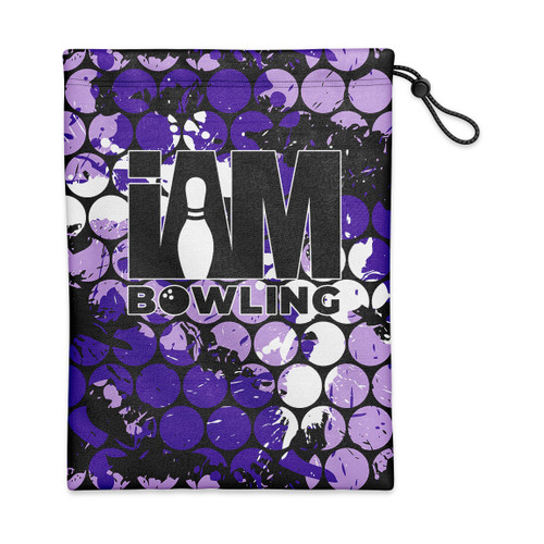 Violet Bubblegrid Shoe Bag
