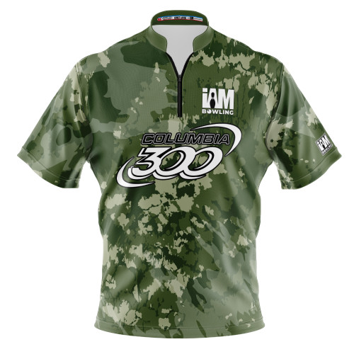Columbia 300 DS Bowling Jersey - Design 2053-CO -Army