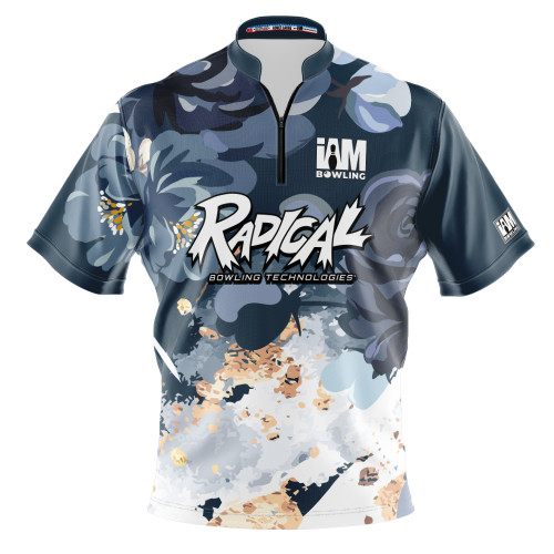Radical DS Bowling Jersey - Design 2062-RD - Floral