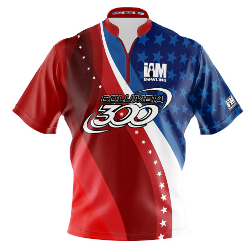 Columbia 300 DS Bowling Jersey - Design 2064-CO-Stars