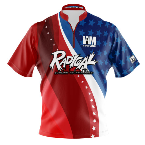 Radical DS Bowling Jersey - Design 2064-RD-Stars