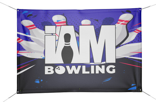 I AM Bowling DS Bowling Banner - 2065-IAB-BN