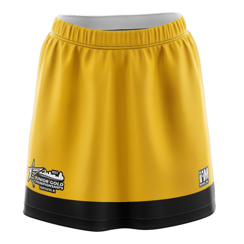 Jr Gold 2022 Official DS Bowling Skirt - JG066-SK