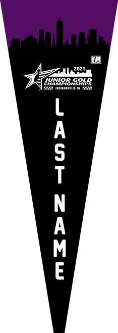 Jr Gold 2021 Official DS Bowling Pennant - JG036-PP