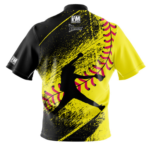 Track DS Bowling Jersey - Design 2077-TR - Softball Pitcher