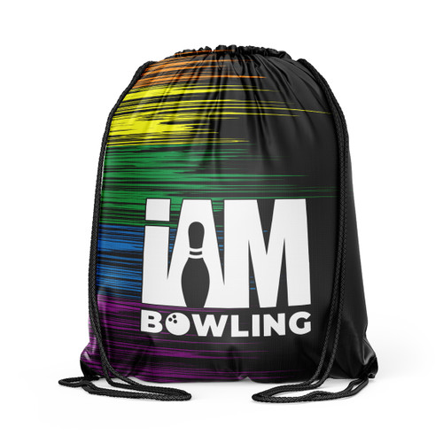 Rainbow Brushstrokes Drawstring Backpack

