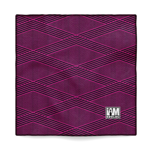Small Logo Pink Prism Microfiber Towel