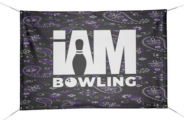 Midnight Paisley Banner