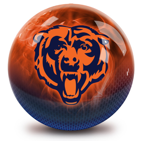 OTB NFL Chicago Bears On Fire Bowling Ball