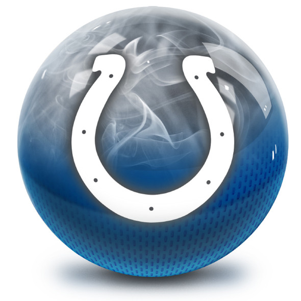 OTB NFL Indianapolis Colts On Fire Bowling Ball