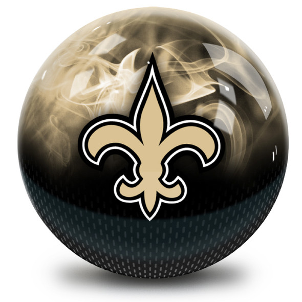 OTB NFL New Orleans Saints On Fire Bowling Ball